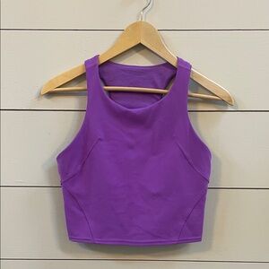 Lululemon Athletica Purple Crop Top